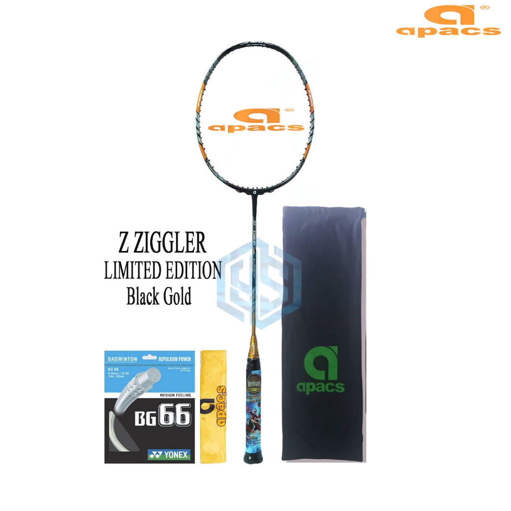 Jual Raket Badminton Apacs Z Ziggler Limited Bonus Komplit | Shopee ...