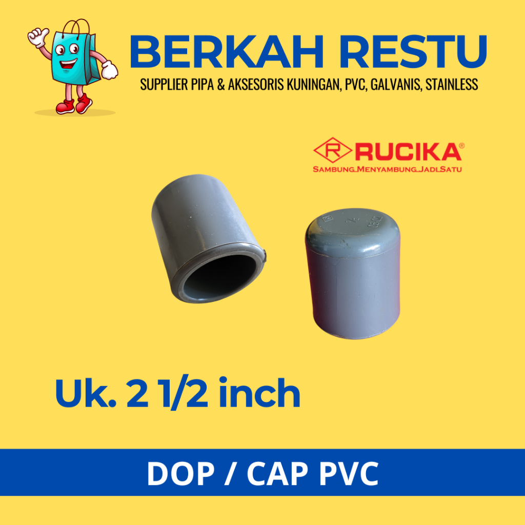 Jual Dop / Cap PVC 2 1/2