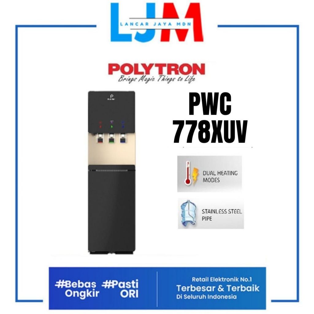 Jual Dispenser Polytron Pwc Xuv Galon Bawah Pwc Xuv Pwc