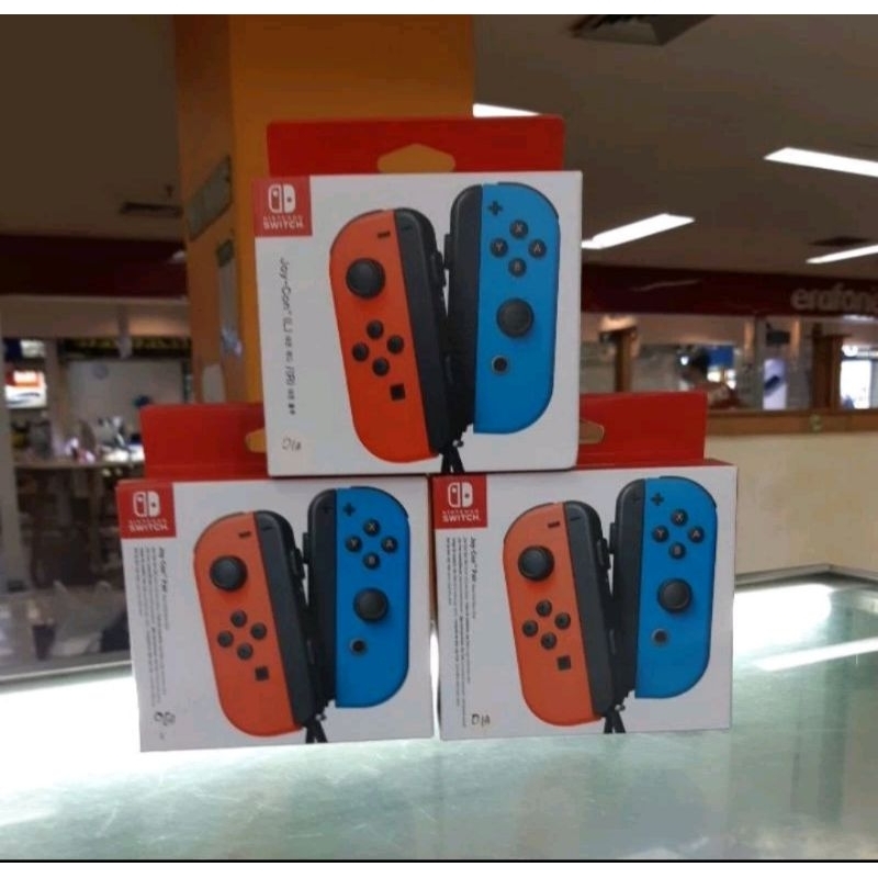 Jual Joycon Nintendo Switch L/R Neon (blue & red) ori | Shopee Indonesia