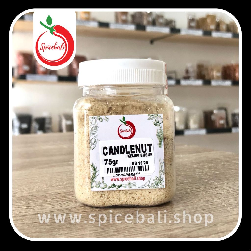 Jual Kemiri Bubuk Asli 75 gr / Pure Candlenut Ground 75 gr / Candlenut