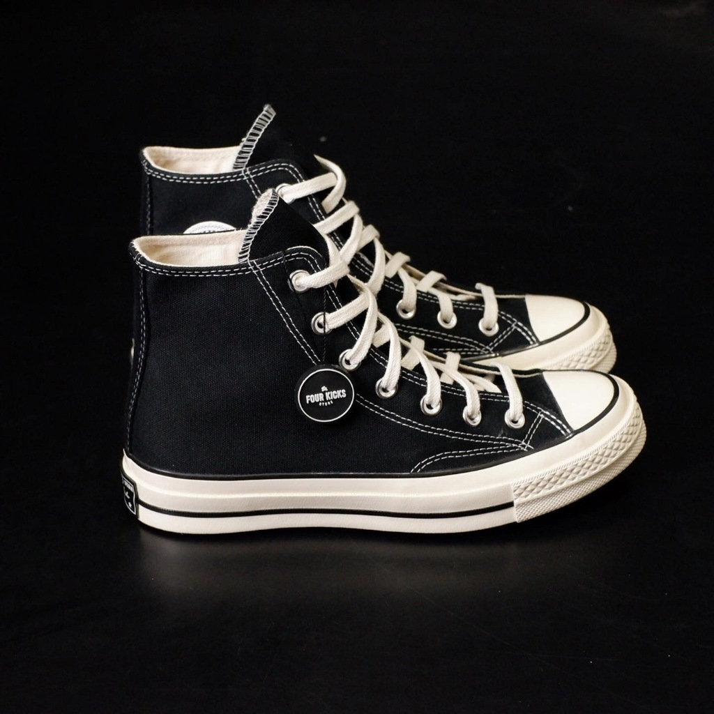 Converse 70s CTAS HI Black Egret 100 ORIGINAL RESMI