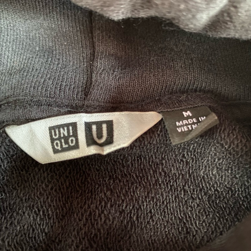 Jual Uniqlo U Hoodie Black Shopee Indonesia
