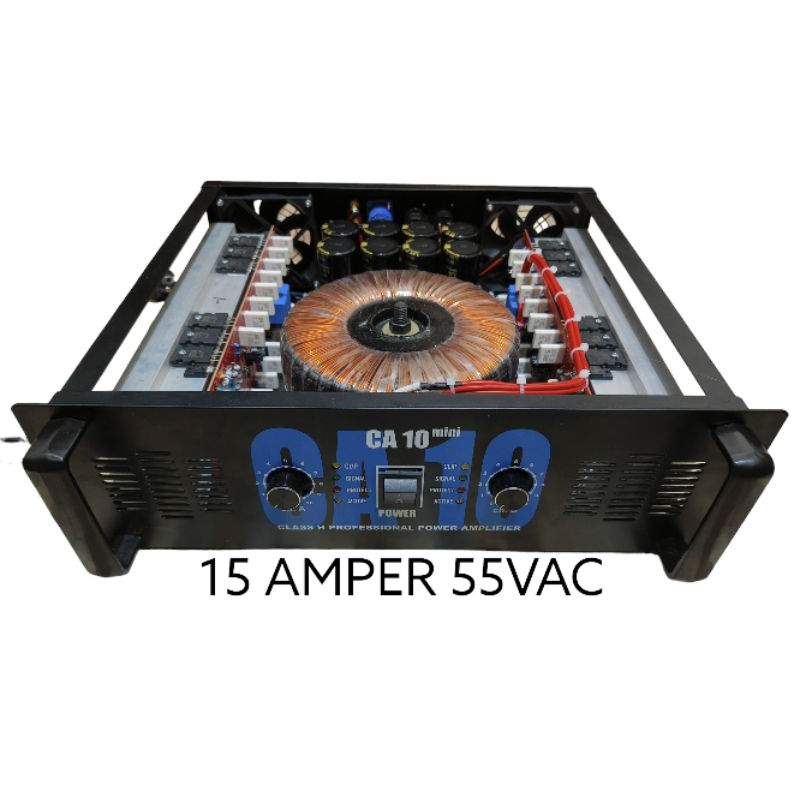 Jual POWER AMPLIFIER RAKITAN 15 amper ct 55 model 2u | Shopee Indonesia