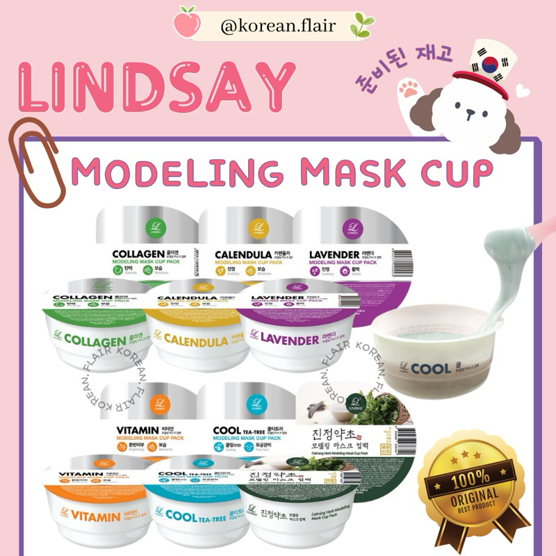 Jual READY STOCK! Lindsay Modeling Mask Cup / Clay Mask - 100% Original ...