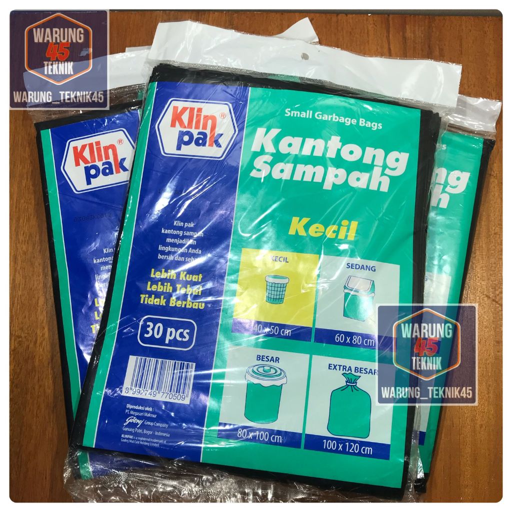 Jual Klinpak Klin Pak Plastik Kantong Sampah Shopee Indonesia 7849