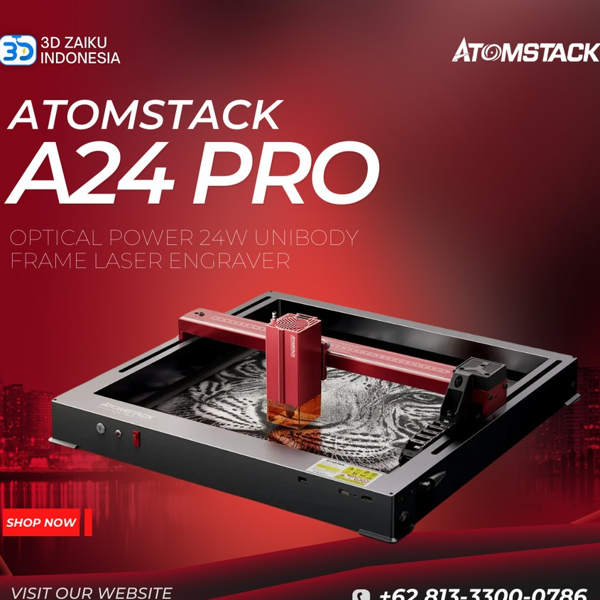 Jual Original Atomstack A24 Pro Unibody Laser Engrave Machine Full ...