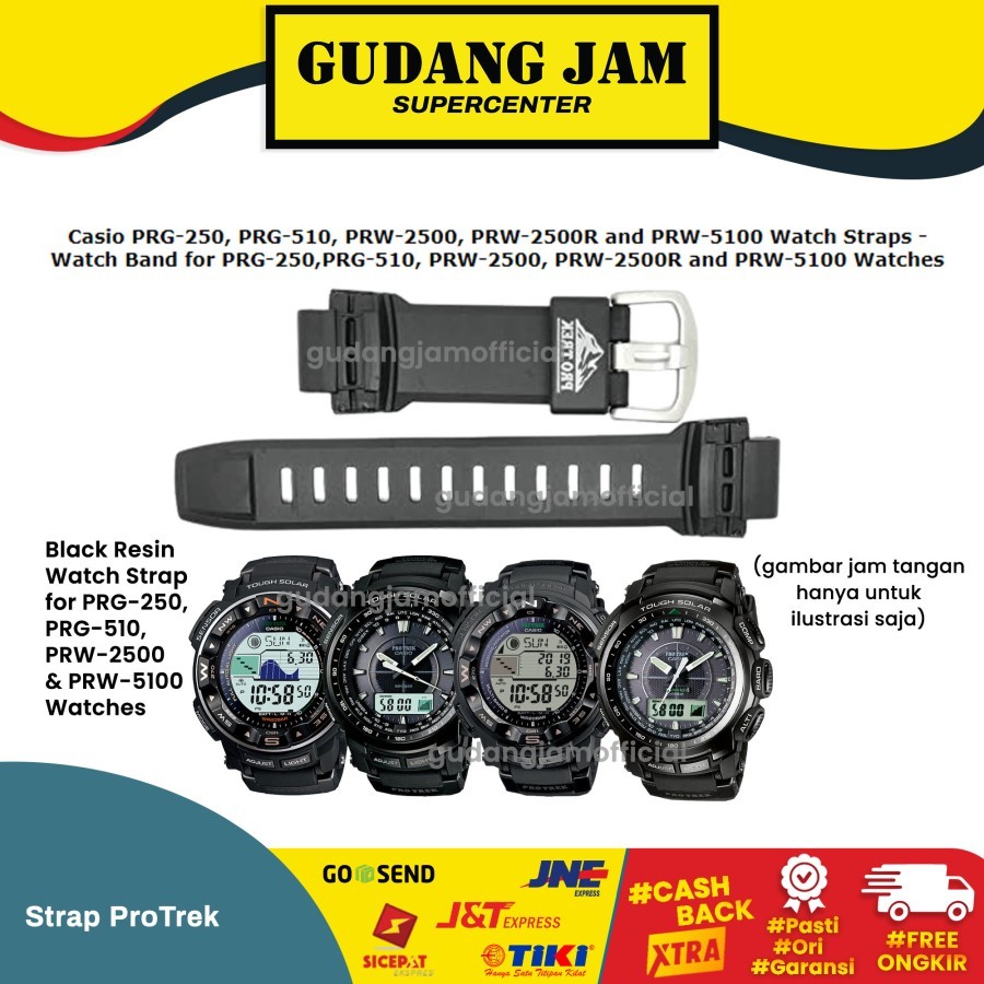 Jual Tali Strap ProTrek PRG-250 PRG250 PRG-510 PRW-2500 PRW-5100