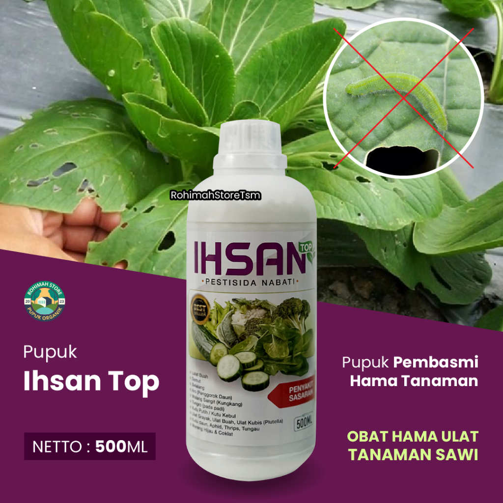 Jual Obat Hama Ulat Sawi Obat Hama Ulat Daun Sawi Ampuh Ihsan Top 500