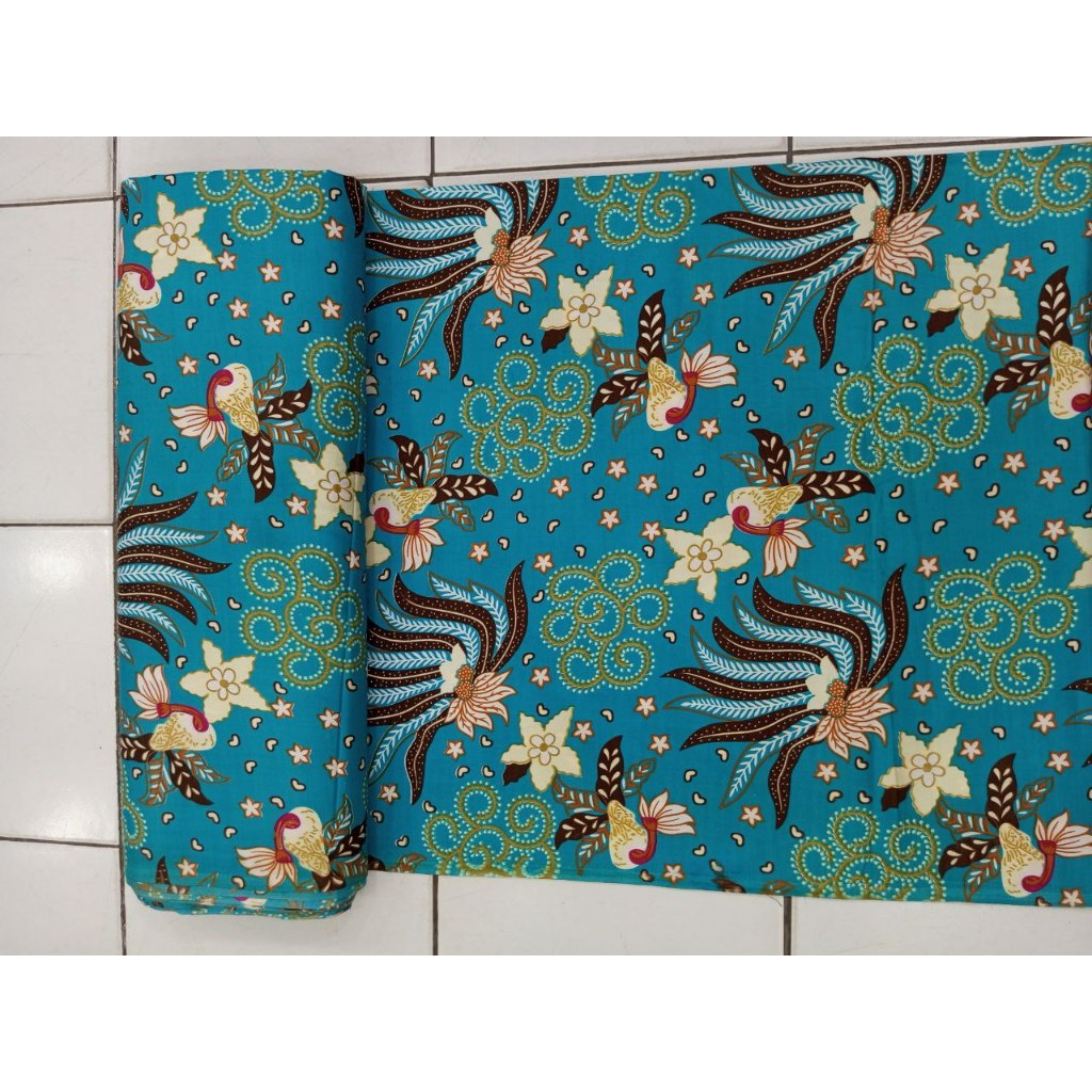 Jual Kain Batik Katun Motif cocok untuk rok kemeja outer dl harga ...