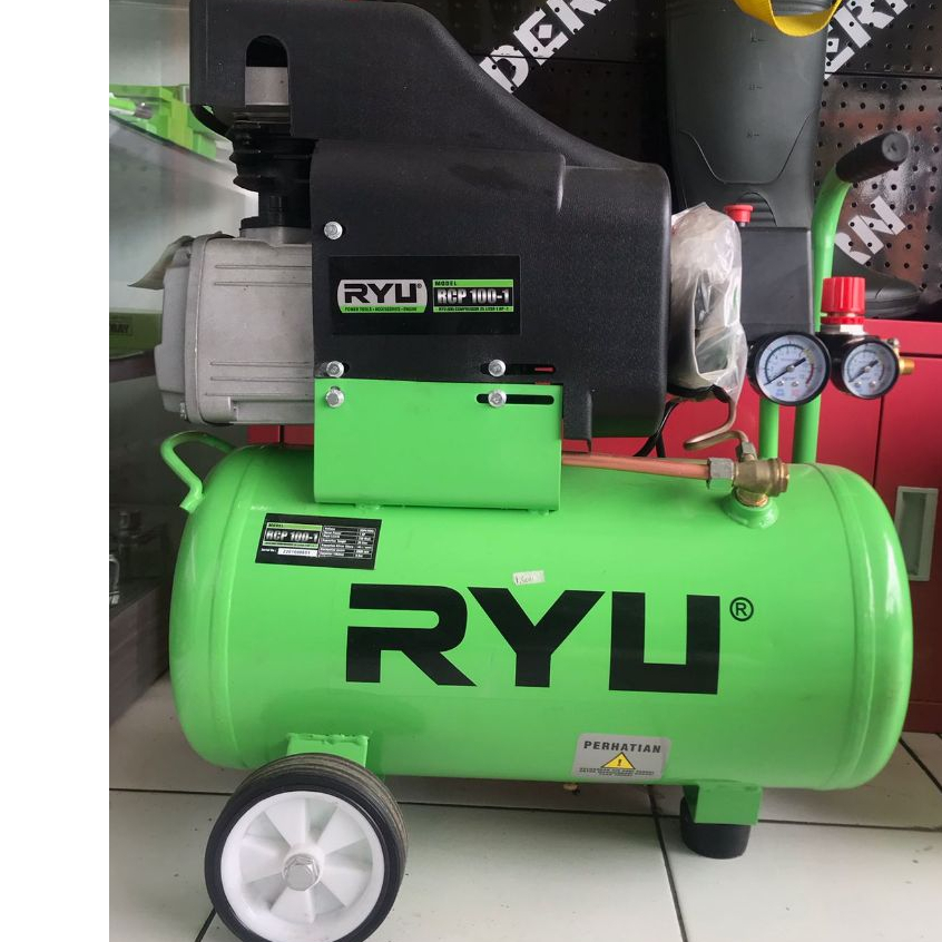 Jual RYU COMPRESSOR 1 HP 25 LITER RCP100-1 | Shopee Indonesia