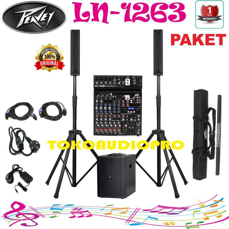 Jual Peavey LN1263 Column Array 1200W Portable PA System LN1263