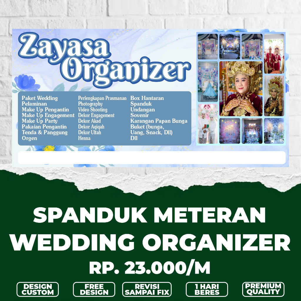 Jual Spanduk Banner wedding organizer / banner WO / banner spanduk ...