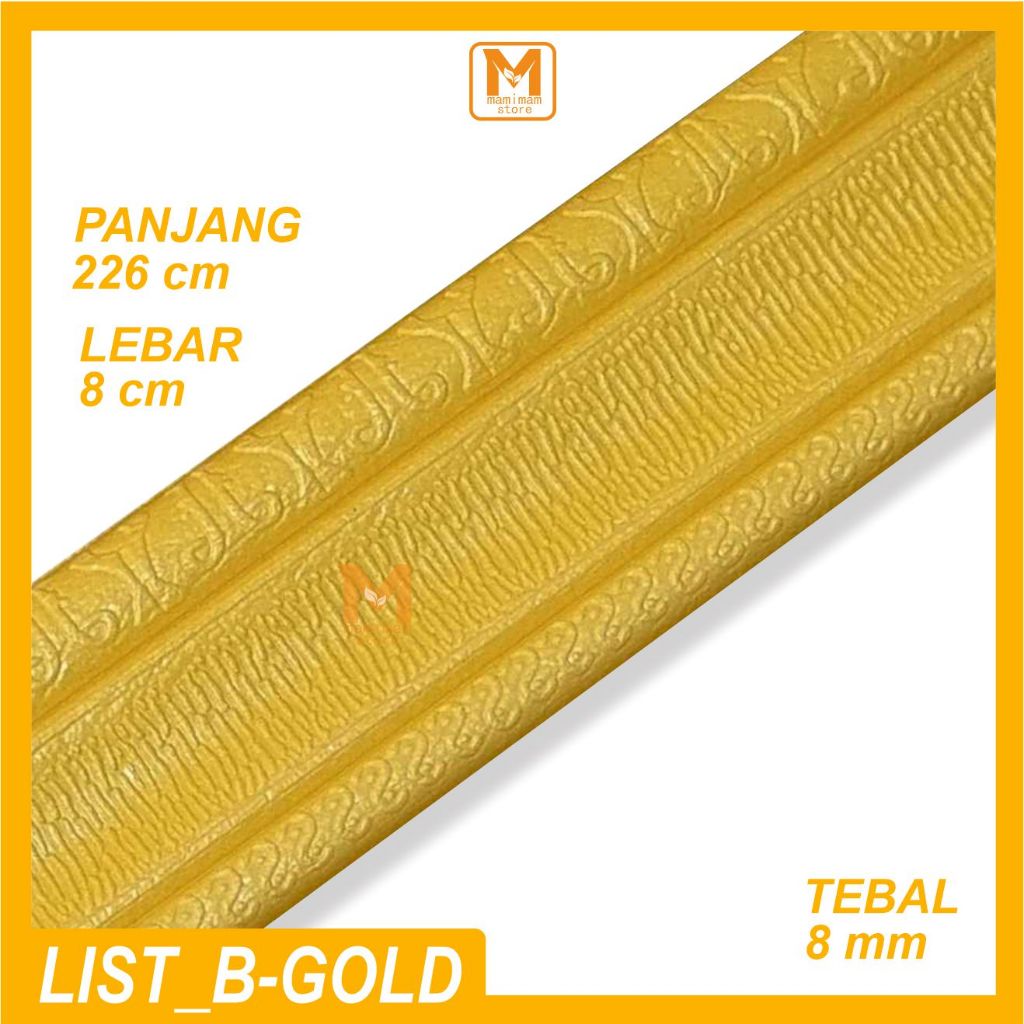 Jual Wallpaper Border List Foam 3D 230cm tebal 8mm List Dinding Border