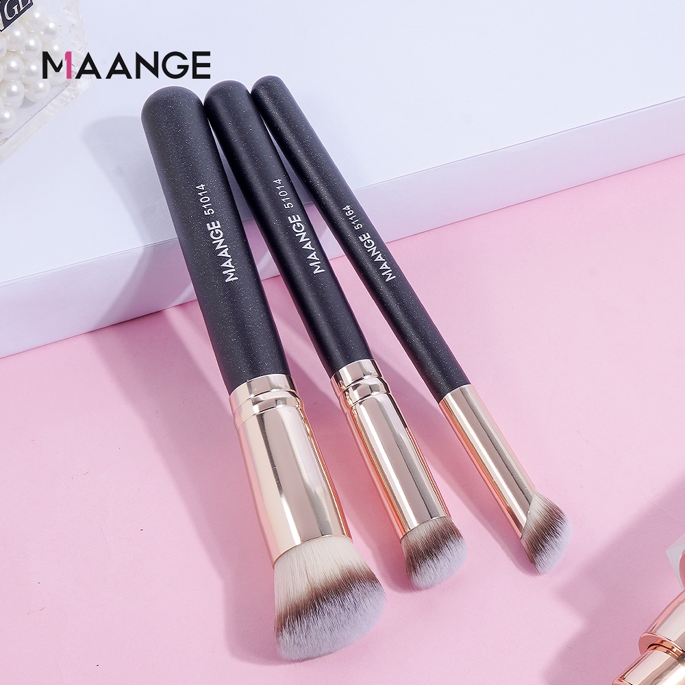 Jual MAANGE Brushes Make Up Set Kuas Rias Kuas Concealer Kuas Foundation Sempurna 51014 Shopee