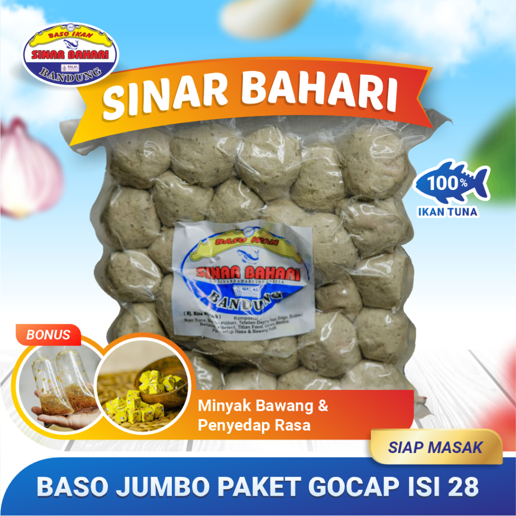 Jual Baso Ikan Sinar Bahari Paket Gocap Varian Jumbo Shopee Indonesia