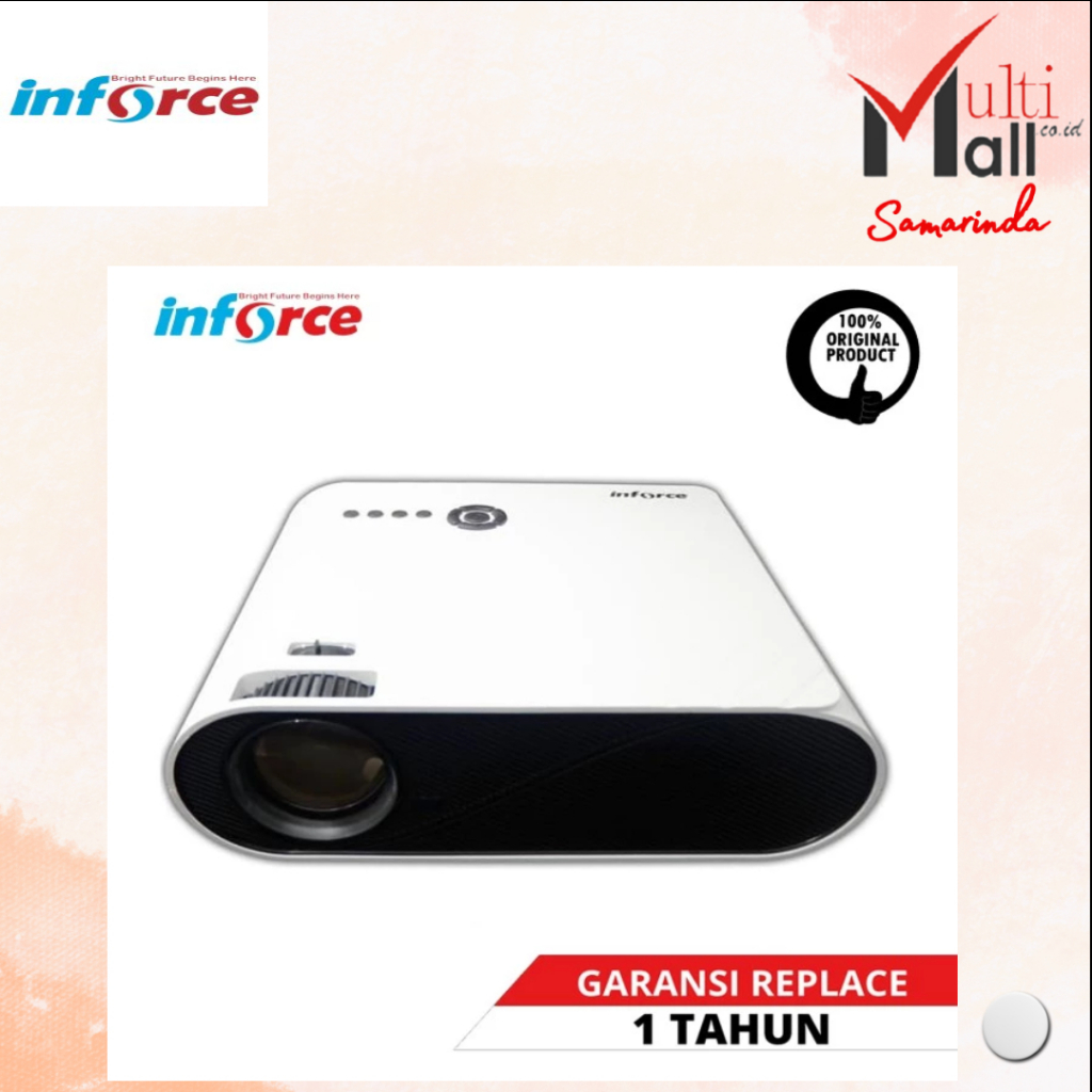 Jual LCD PROJECTOR INFORCE AN-11 WHITE ( ANDROID ) | Shopee Indonesia