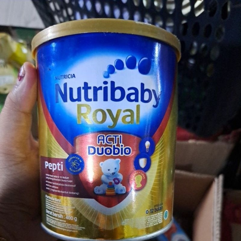 Jual NUTRIBABY ROYAL ACTI DUOBIO PEPTI 0-12BLN 400G all | Shopee Indonesia