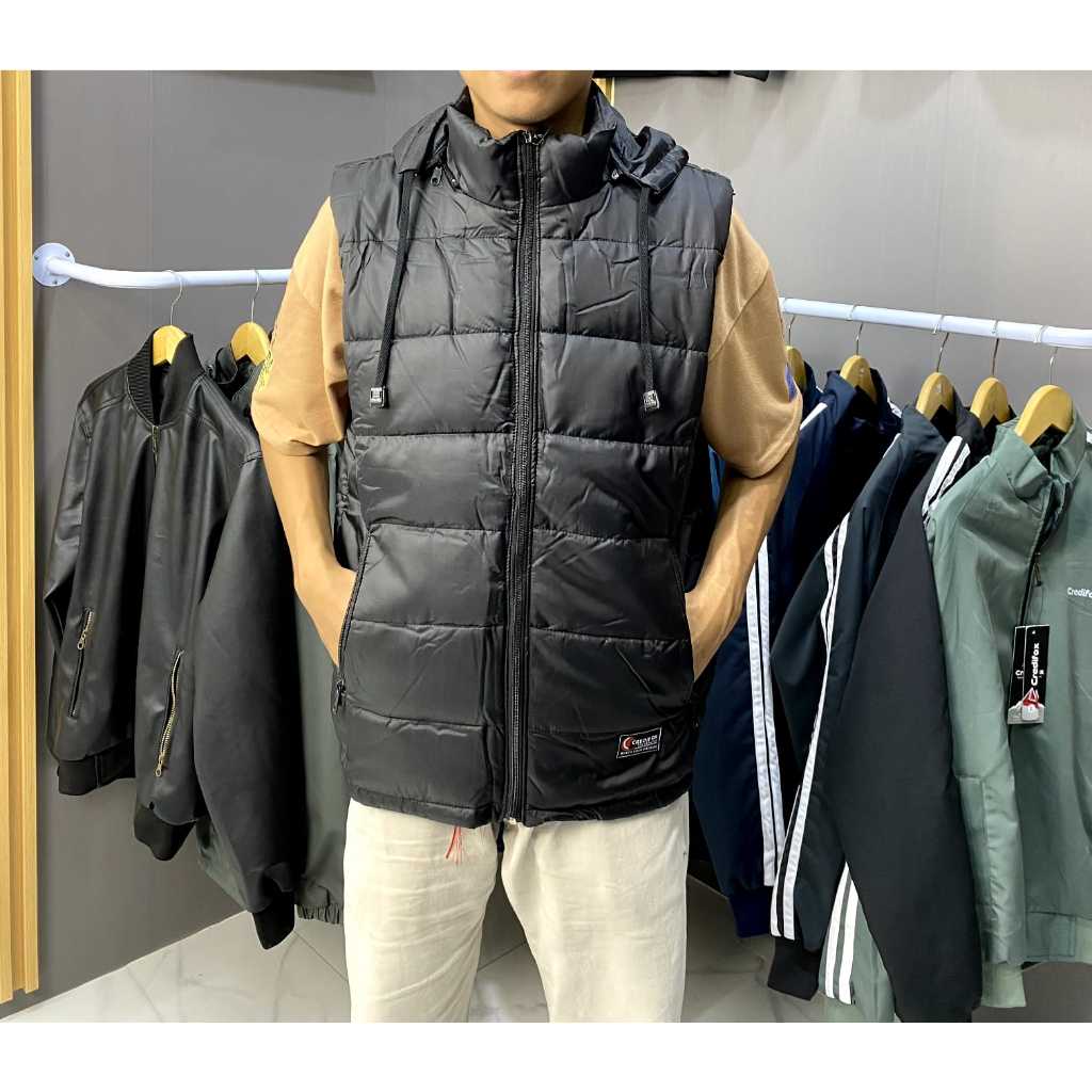 Jual CREDIFOX Vest rompi pria / fest rompi / rompi gelembung dan topi ...