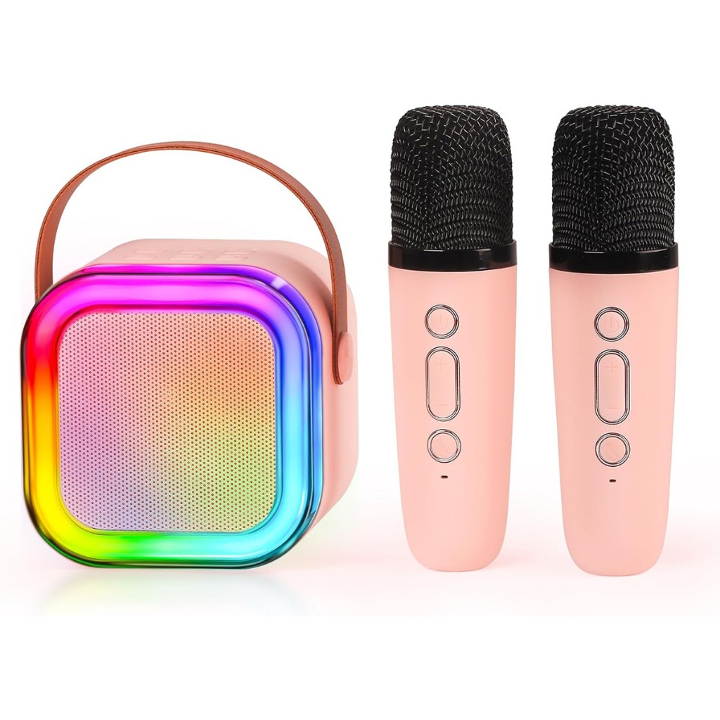 Jual Speaker bluetooth 2Mic 1 set karaoke speaker ktv Cute Wireless ...