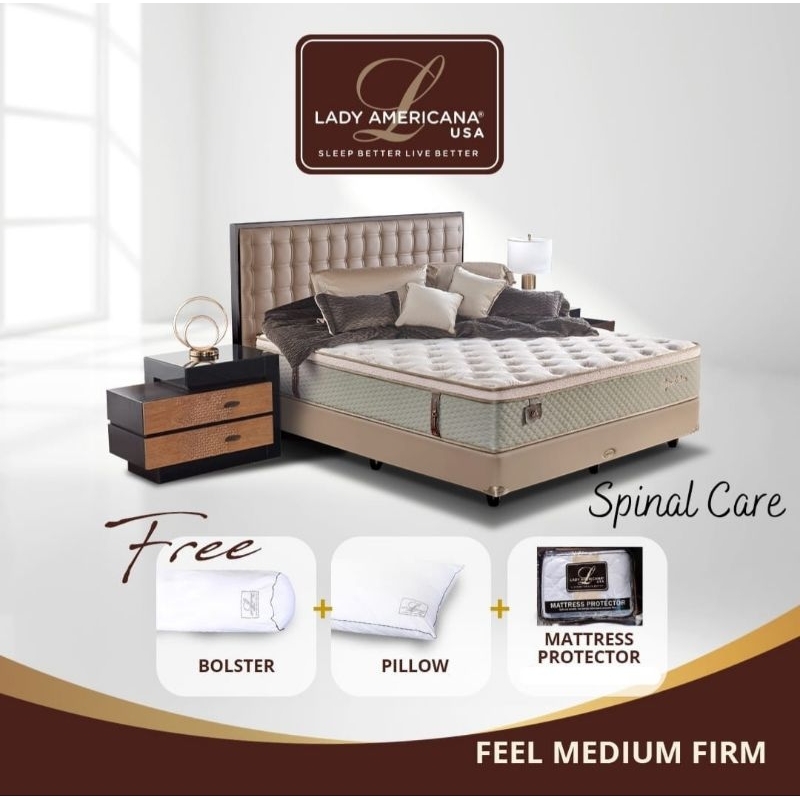 Jual Springbed Lady Americana type Spinal Care (New Edition) | Shopee ...