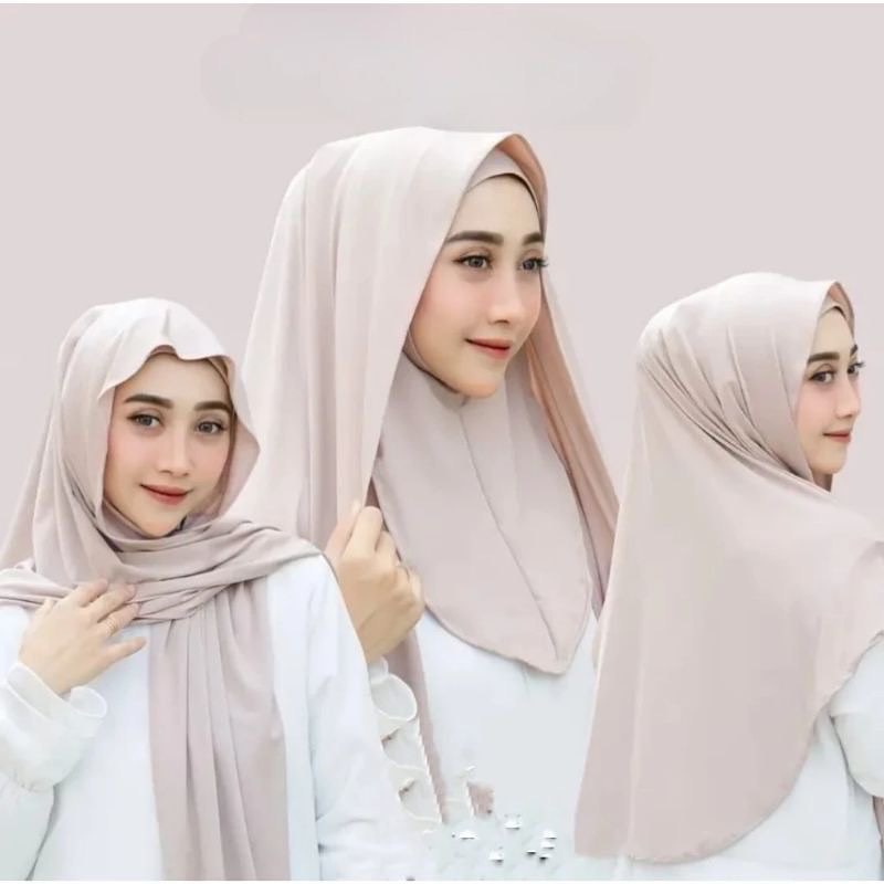 KERUDUNG PASHMINA TUTUP LEHER PASMIINA BANDO JERSEY HIJAB PASMINA  JERSEY MELEOT