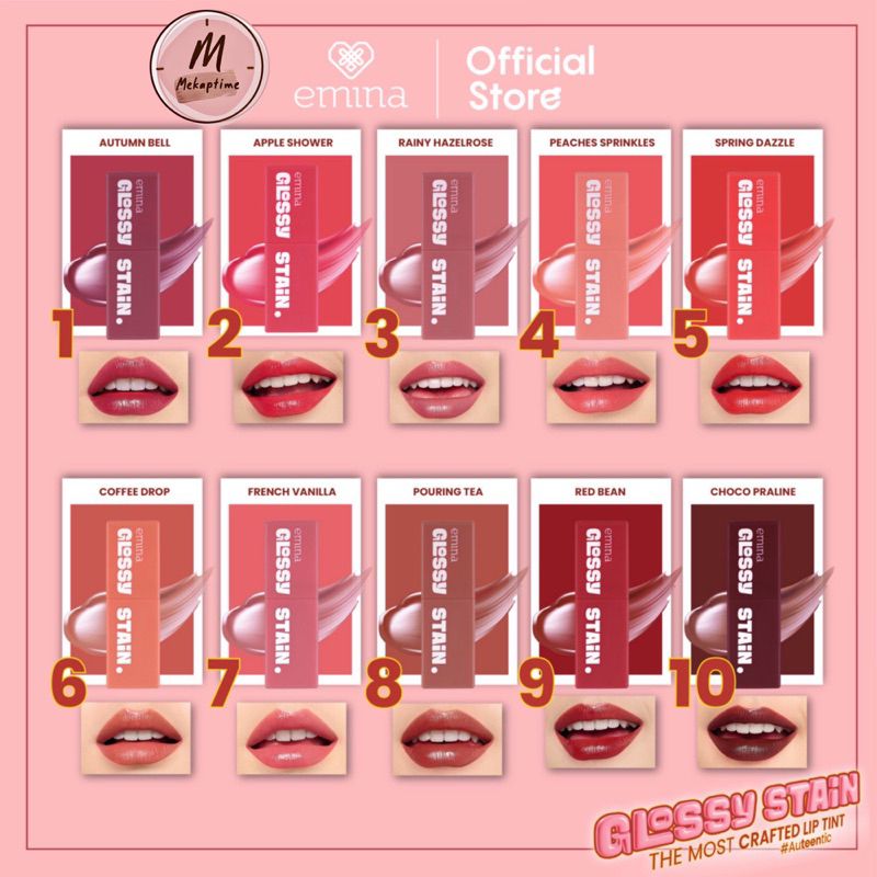 Jual Emina Glossy Stain Melty Gel Lip Tint Glossy Finish Shopee