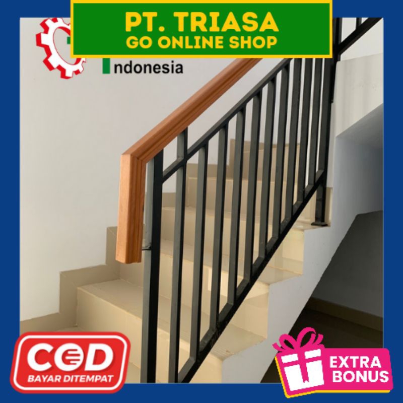 Jual Railing Tangga Handrell Kayu Solid | Shopee Indonesia