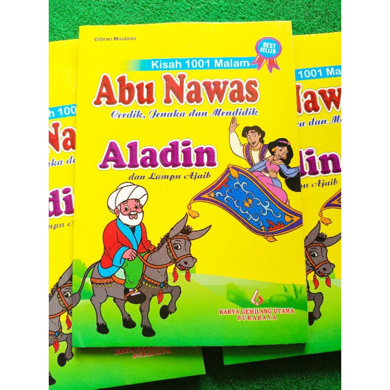 Jual Buku Cerita/Kisah 1001 Malam Abu Nawas Dan Aladin Bergambar Dan ...