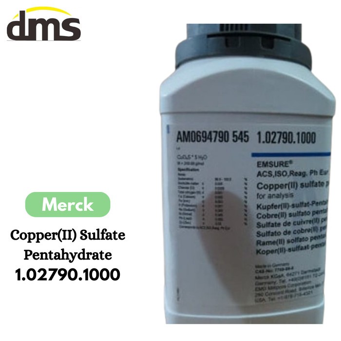 Jual Copper II Sulfate Pentahydrate 1 kg, 1.02790.1000 Merck | Shopee ...