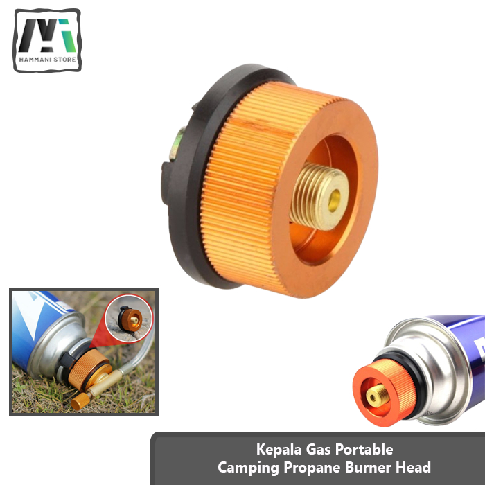 Jual Kepala Adapter Gas Kaleng Portable Camping Propane Burner Head