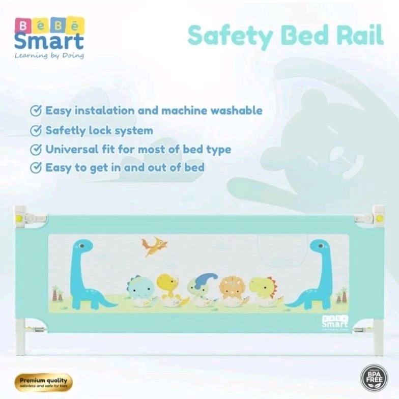 Jual Bebe Smart Bed Rail/Pagar Pengaman Kasur Bayi (ISI HANYA 1 SISI