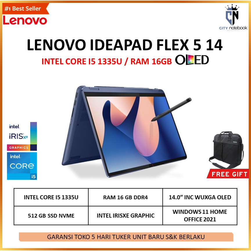 Jual Lenovo Ideapad Flex 5 14 Oled Touch I5 1335 16gb 512gb W11 Ohs 140wuxga Shopee Indonesia 4957