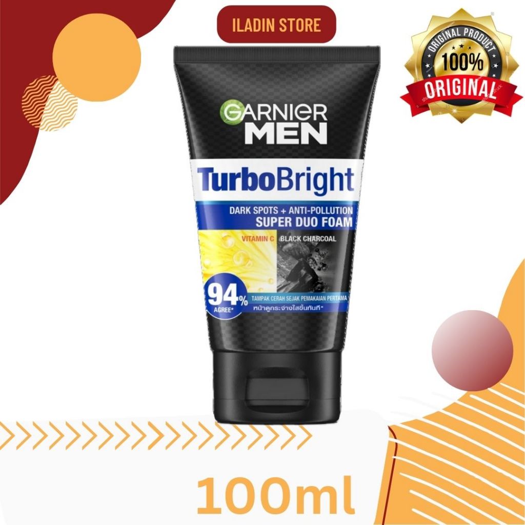 Jual Garnier Men Turbo Bright Super Duo Foam Ml Shopee Indonesia