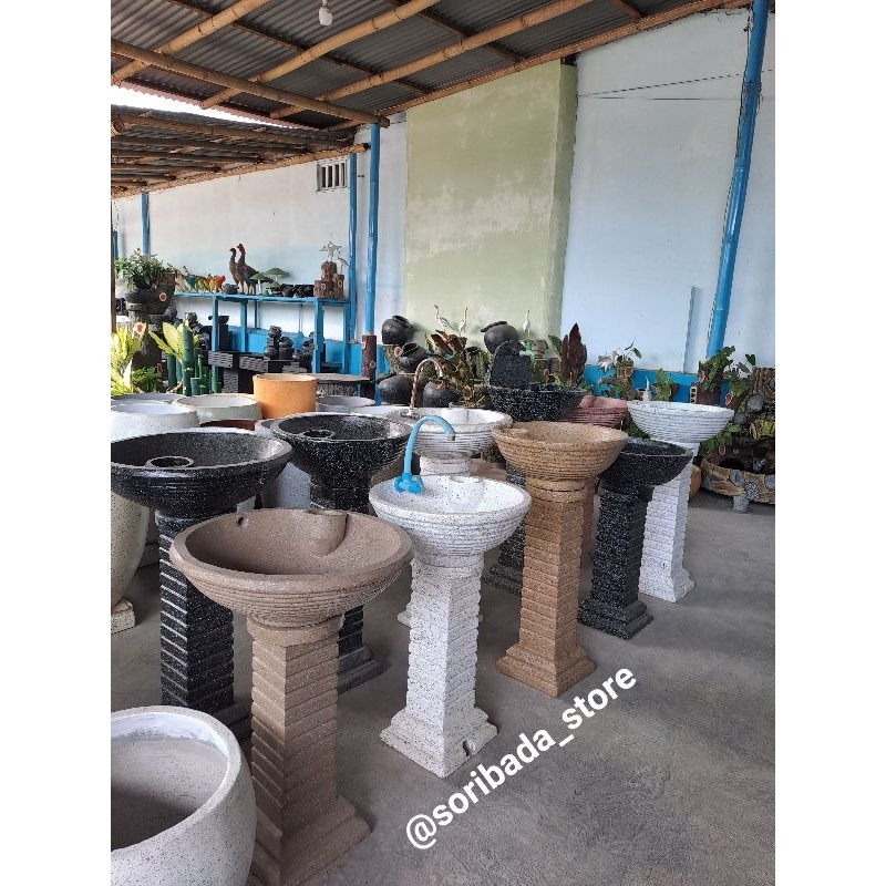 Jual Wastafel Batu Alam | Wastafel Cafe | Wastafel Unik | Wastafel