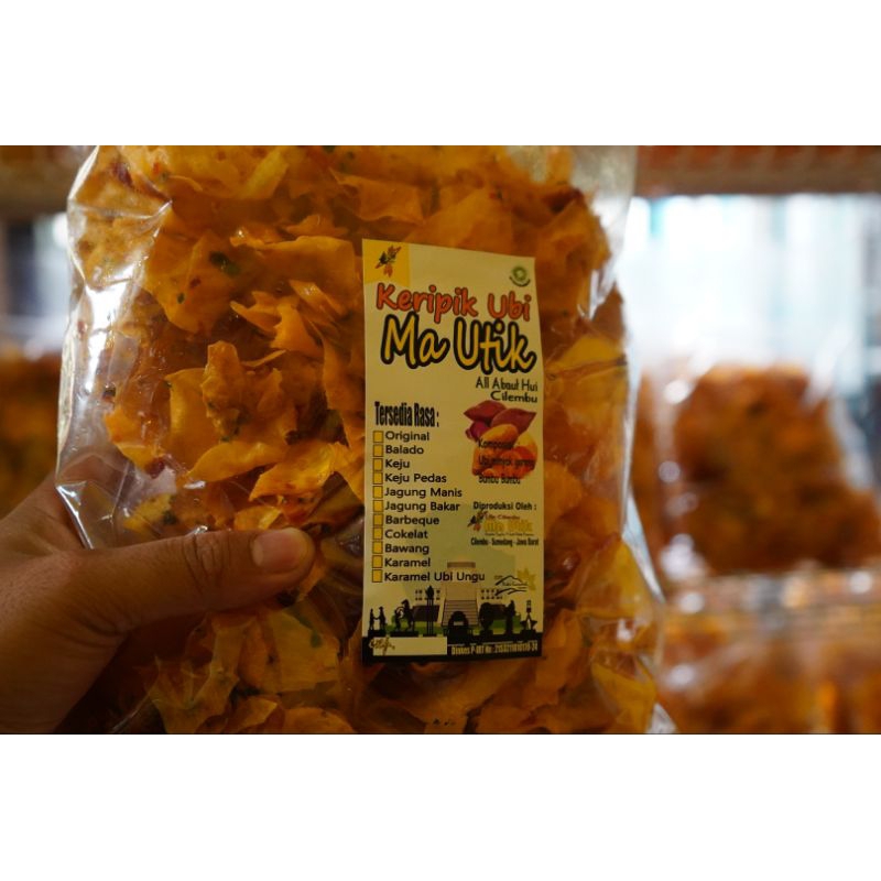 Jual KERIPIK UBI CILEMBU MA UTIK KEMASAN KILOAN READY SEMUA RASA ...