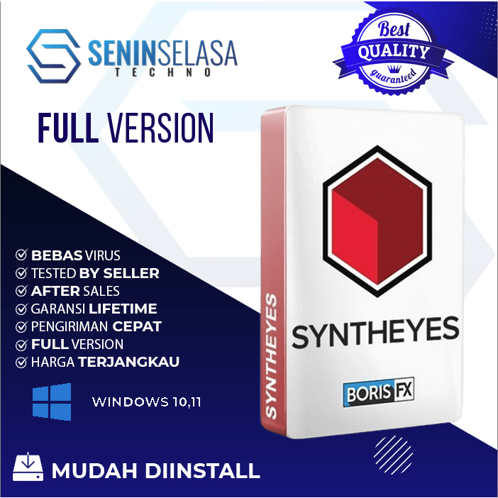 Jual Software Pelacak Objek Boris FX SynthEyes Pro 2024 [WIN] Shopee