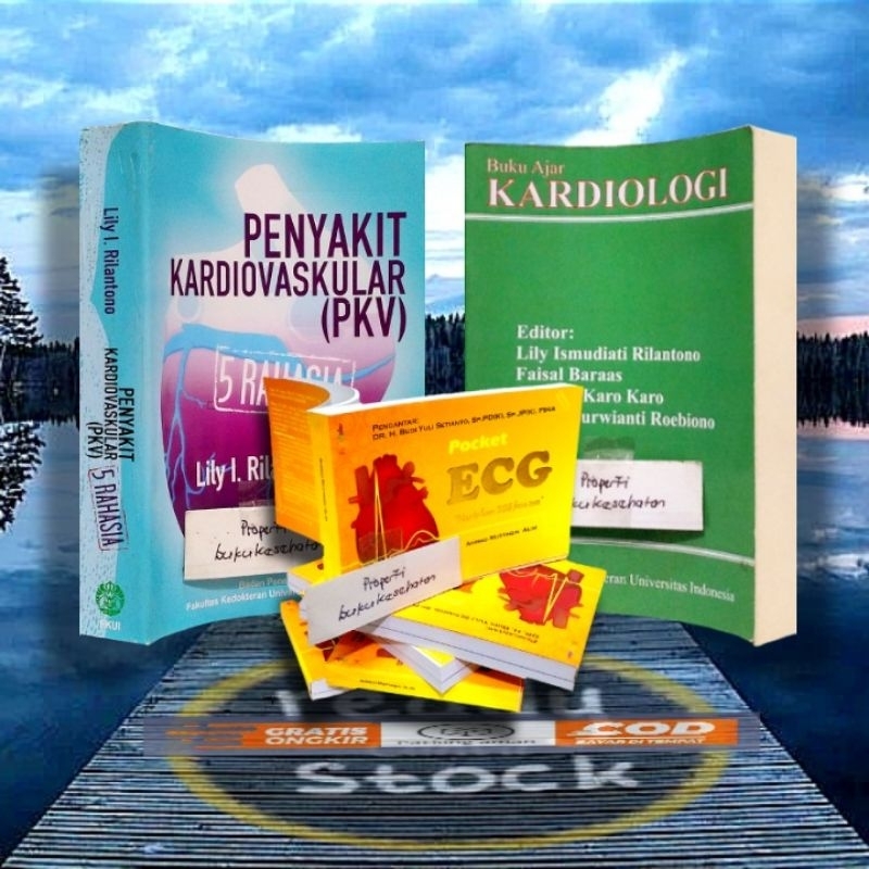 Jual Paket 3 Buku AJAR KARDIOLOGI UI, ( PKV) PENYAKIT KARDIOVASKULAR