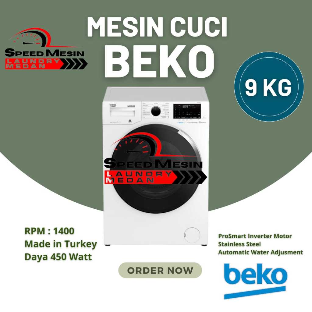 Jual MESIN CUCI LAUNDRY BEKO 9KG MEDAN | Shopee Indonesia