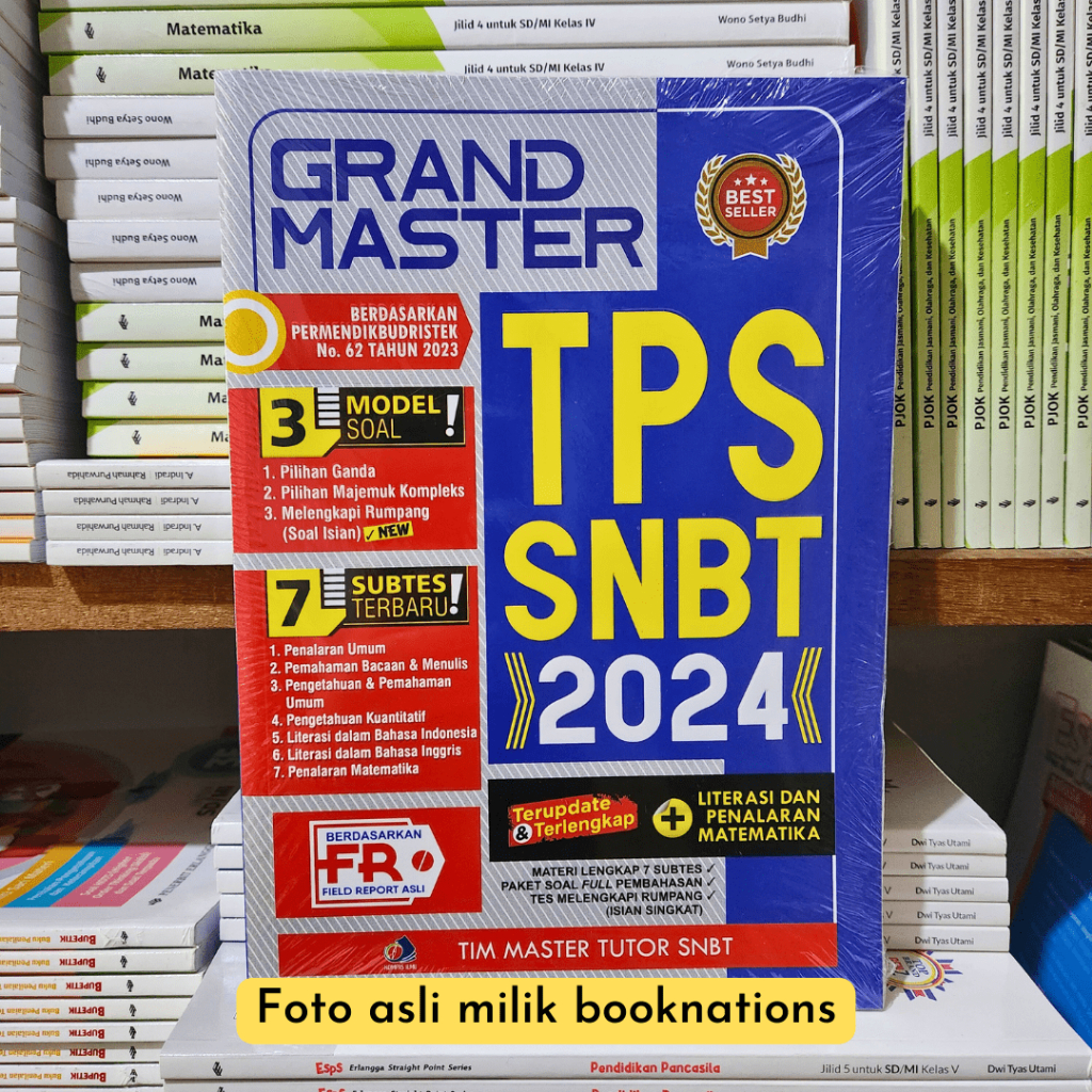 Jual Buku GRAND MASTER SNBT TPS 2024 / Buku Soal Snbt Utbk 2024 ...