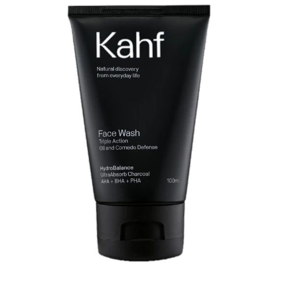 Jual Kahf Triple Action Oil and Comedo Defence Face Wash 100ml Sabun