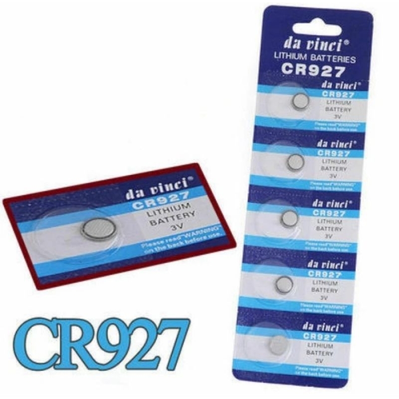 10 X CR927 3V Lithium Knopfzellen – Marke Eunicell, 30 MAh, Je 5 Stück Auf Blisterkarte