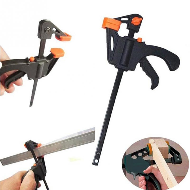 Jual Speed Squeeze Ratcheting Clamp Penjepit Kayu Mini 4 Inch | Shopee ...