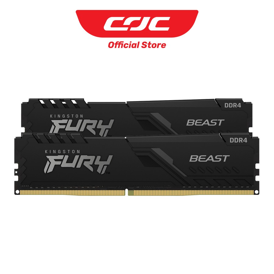 Jual Kingston Fury Beast DDR4 PC25600 3200MHz 32GB (2x16GB) | Shopee ...