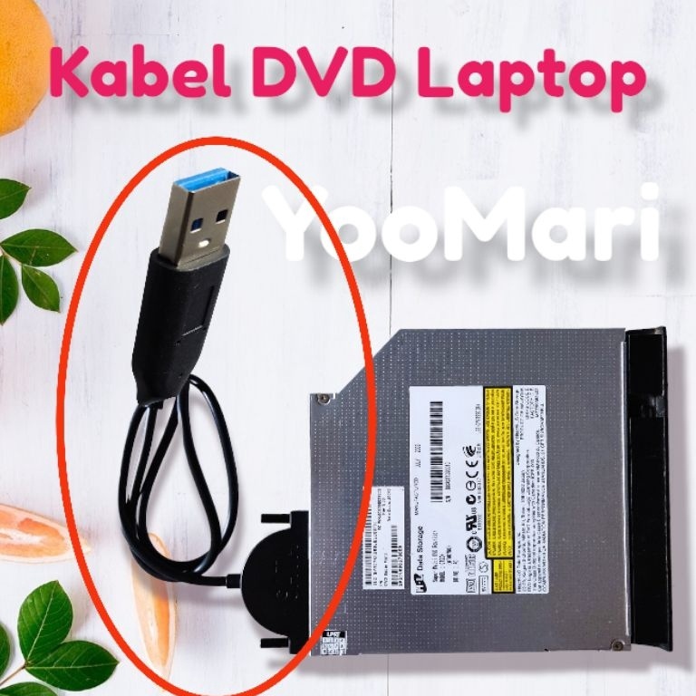 Jual ART X18T Kabel DVD laptop internal jadi eksternal CD ROM konverter