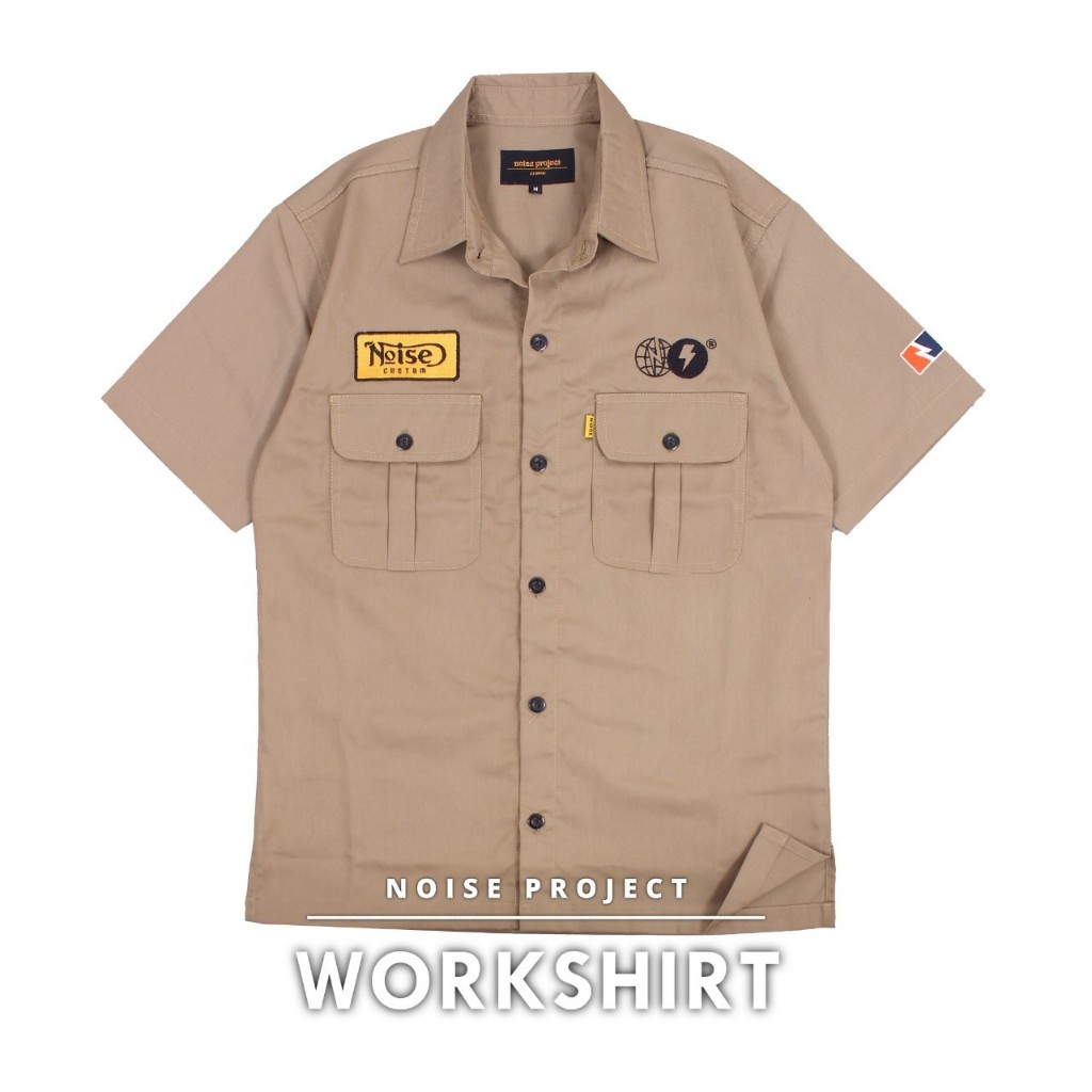 Jual Tans Kemeja Pria Workshirt Kemeja Casual Pria Lengan Pendek