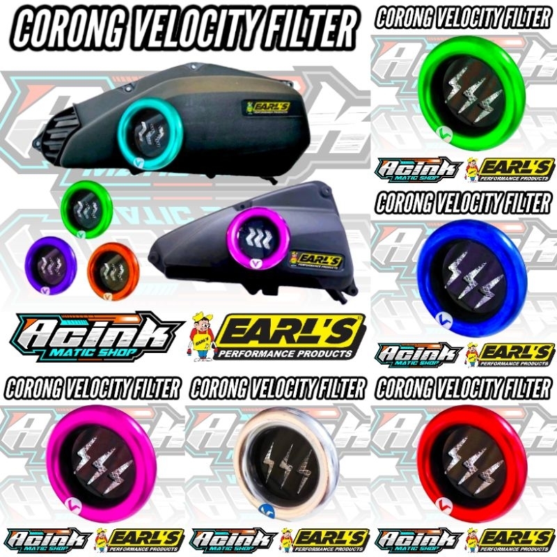 Jual CORONG VELOCITY DONAT VELOSCOPE MOTIF ZZZ + JARING CUSTOM CORONG ...