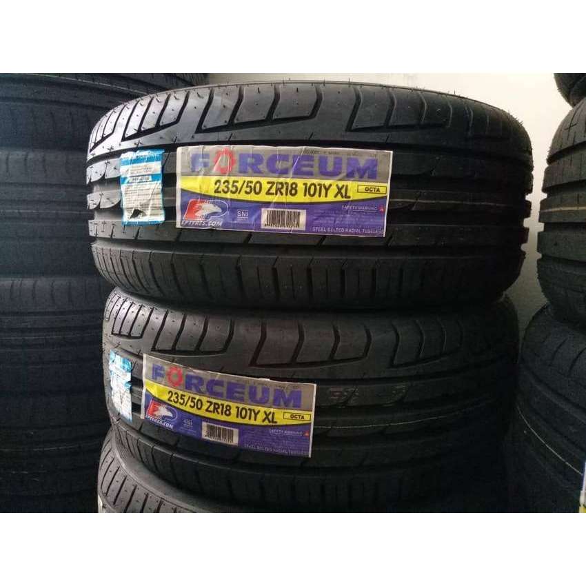 Set Of 4 Forceum Octa 235/50R18 101Y XL All-Season Performance Tires - 10/32" Tread, New