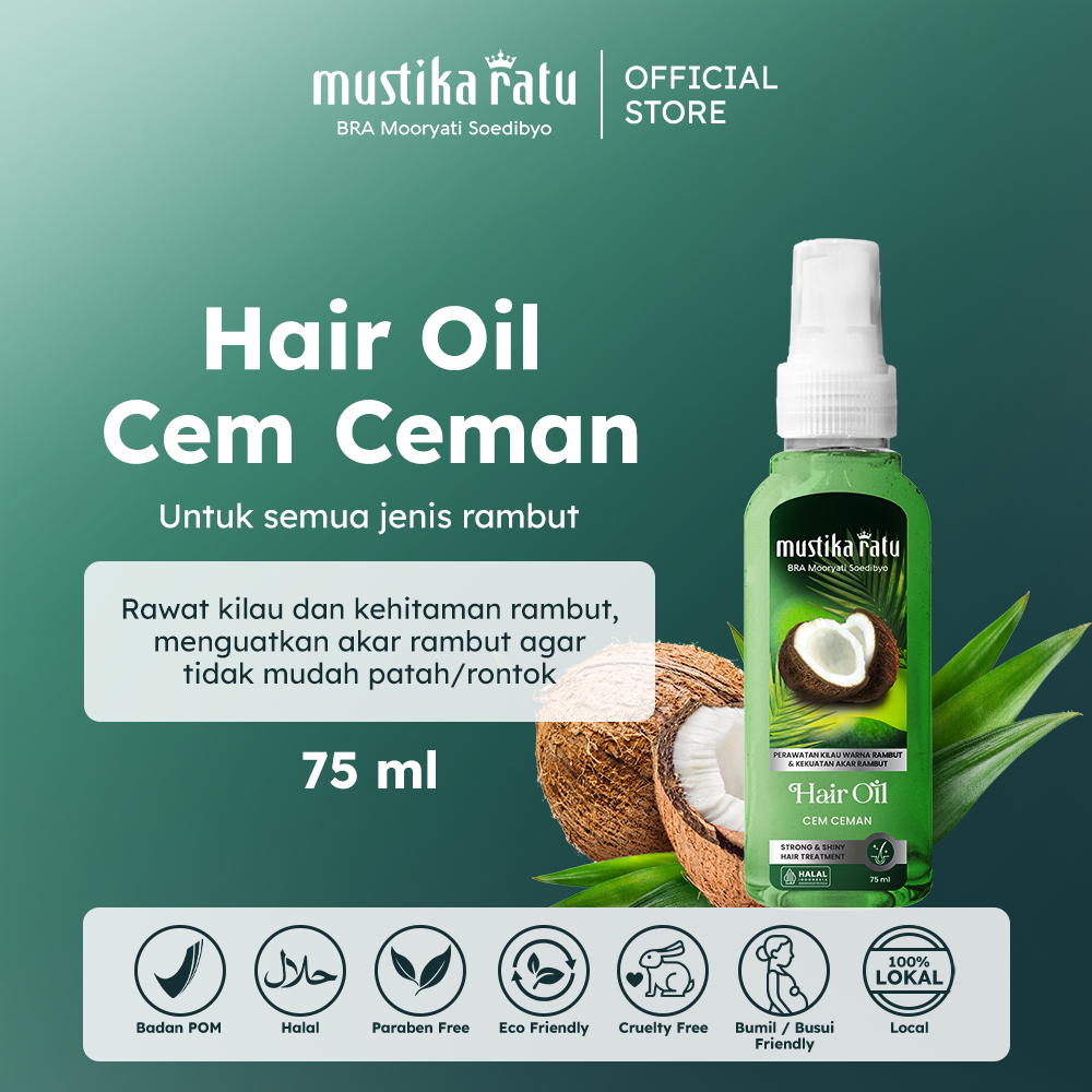 Jual Mustika Ratu Minyak Cemceman 75ml Perawatan Akar Rambut Dan Untuk ...