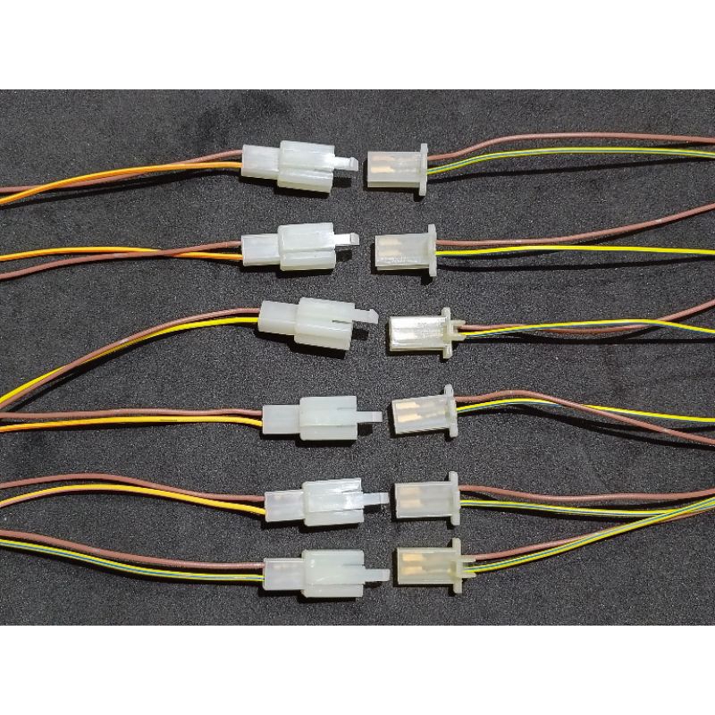 Jual Soket Socket Sambungan 2 Pin mini Male Female + kabel | Shopee ...